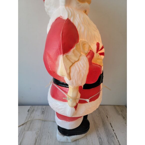 Grand venture candy cane Santa Claus blow mold lawn decor Xmas - Picture 6 of 11